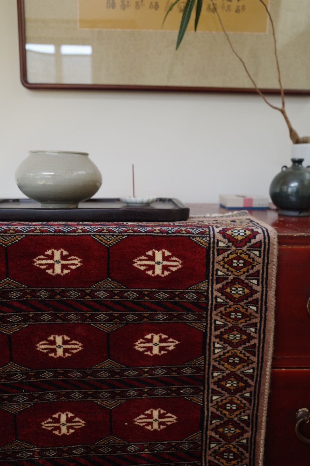 アフガンラグ ヴィンテージラグ ✦vintage rug✦ 116cm×55cm ペルシャ