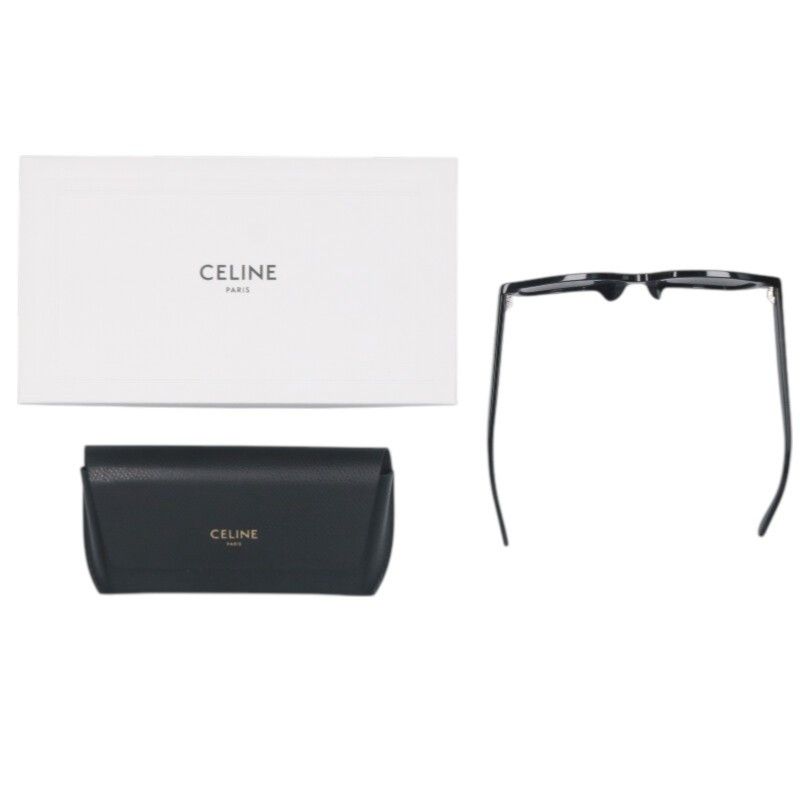 セリーヌ CL40198F サングラス 56□21-145 ブラック Celine CL40198F XL (56 - 21) with Grey lenses and Black