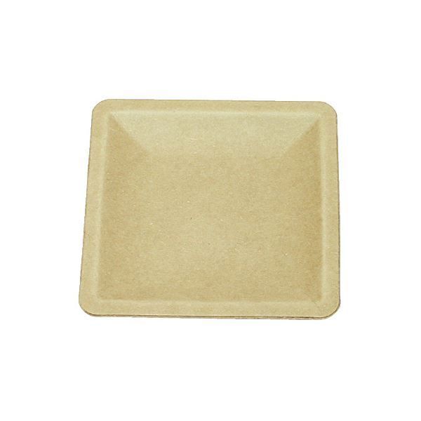 まとめ パルプ盆 コースター 100×100mm 313-551