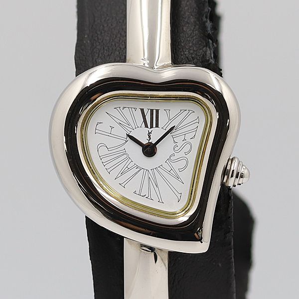 デッドストック級 稼働 良品 イヴサンローラン 02357 40th QZ ハート