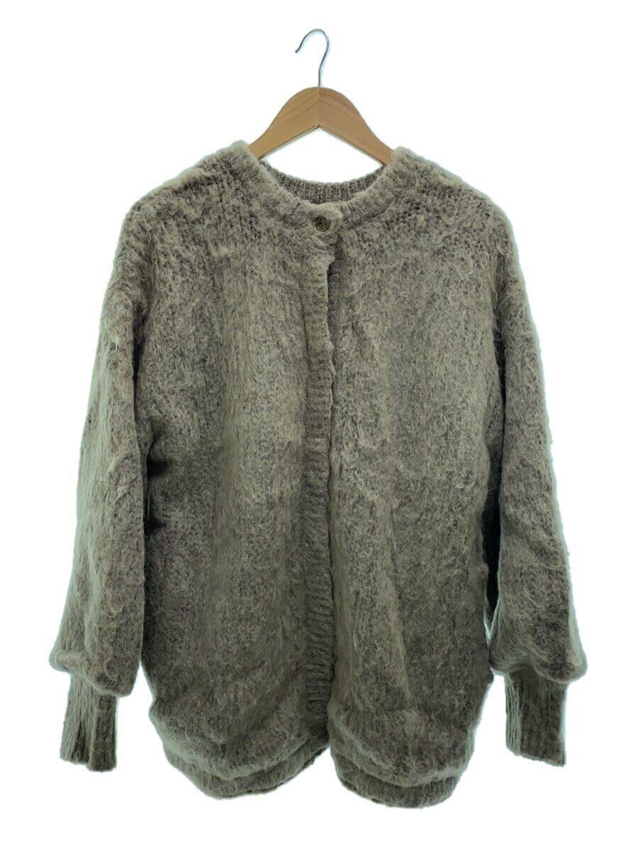 AMERI 22AW 2WAY MOHAIR SHAGGカーディガン(厚手) FREE ナイロン ベージュ