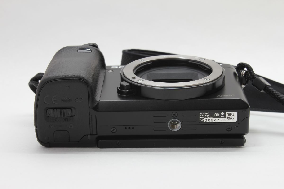 動作美品】ソニー SONY α 6000 ボディ 動作確認済 バッテリー