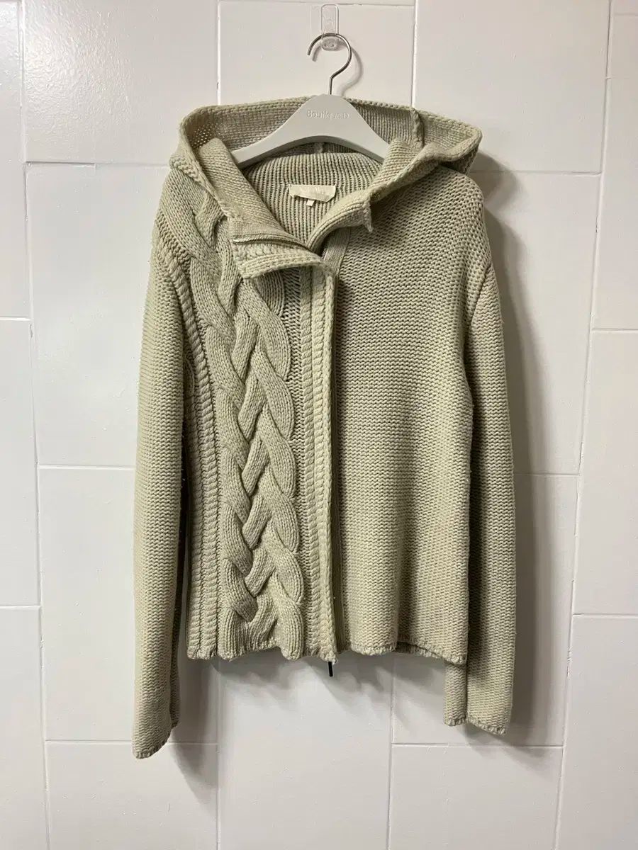 MAX MARA マックスマーラ フード ジップアップニット