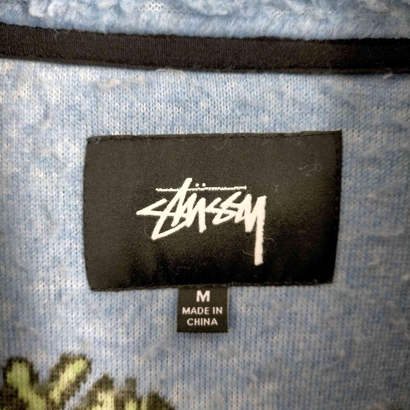 ステューシー Stussy 19AW Hawaiian Jacquard Mock ボアフリース