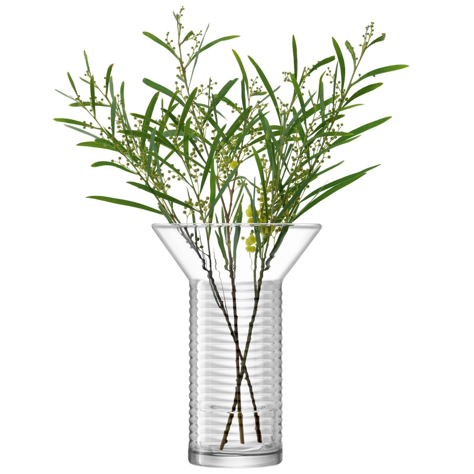 在庫セール】Union フラワーベース(花器) ガラス花瓶 クリア LSA 