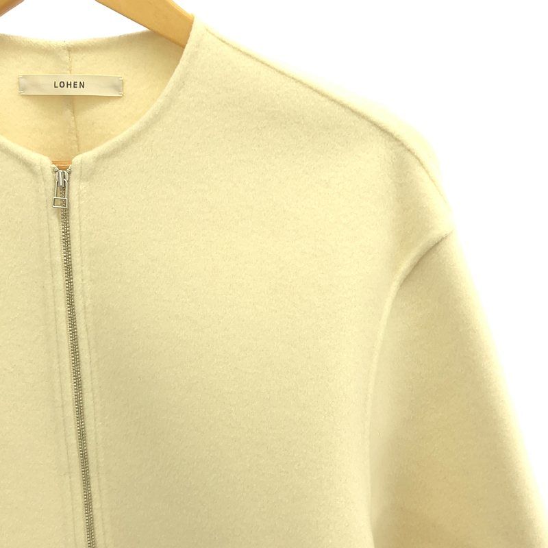 LOHEN / ローヘン | バックフォルム リバー ZIP ブルゾン コート