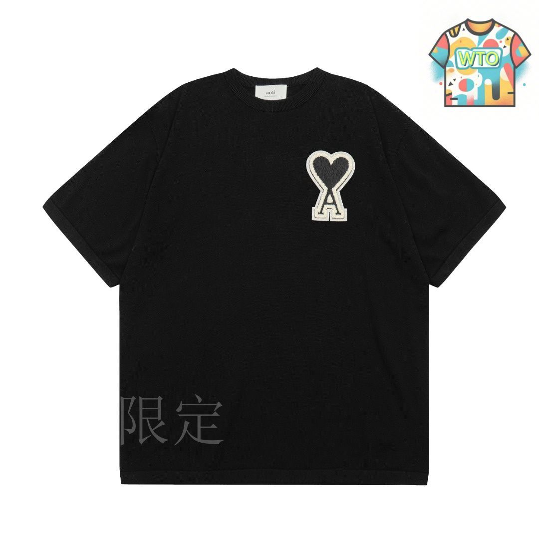 今日特価】Ami エミ ラージワッペンハートニット T-2 - メルカリ