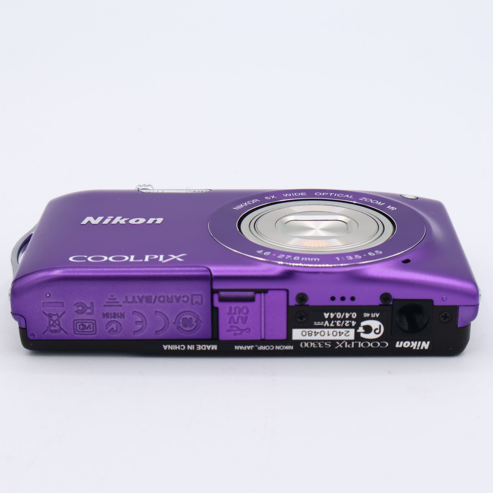 【美品】Nikon COOLPIX S3300 ラベンダーパープル Amazon.com : Nikon COOLPIX S3300 16 MP Digital Camera with