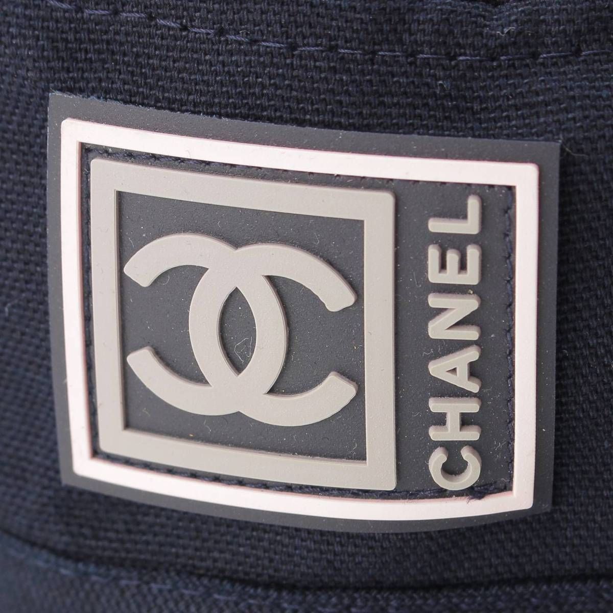 ✨CHANELバケットハットスポーツライン✨ココマーク シャネル スポーツライン ココマーク バケットハット ネイビー