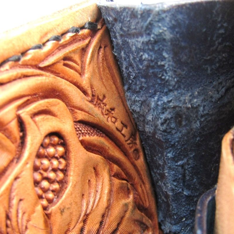 大和工房 ヤマトコウボウ 財布 L字ファスナーミドルウォレット 藍染  