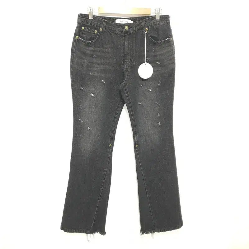 Gyeong レディース ブーツカット デニム パンツ 2_i4348