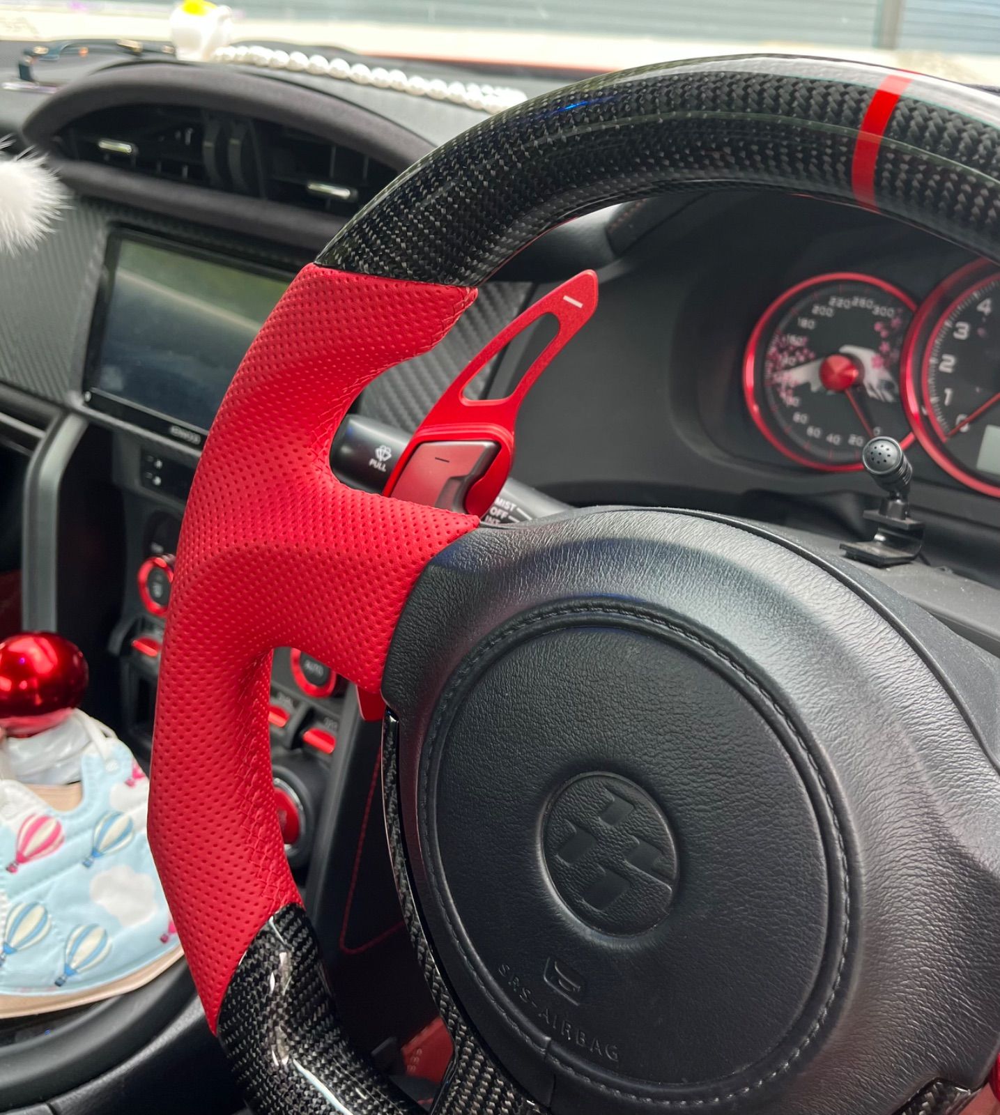 ZN6/ZC6 86/BRZ モデリスタ　パドルシフト　未使用ボルト No.002 パドルシフト移設プレート 86 BRZ zn6 zc6 - メルカリ