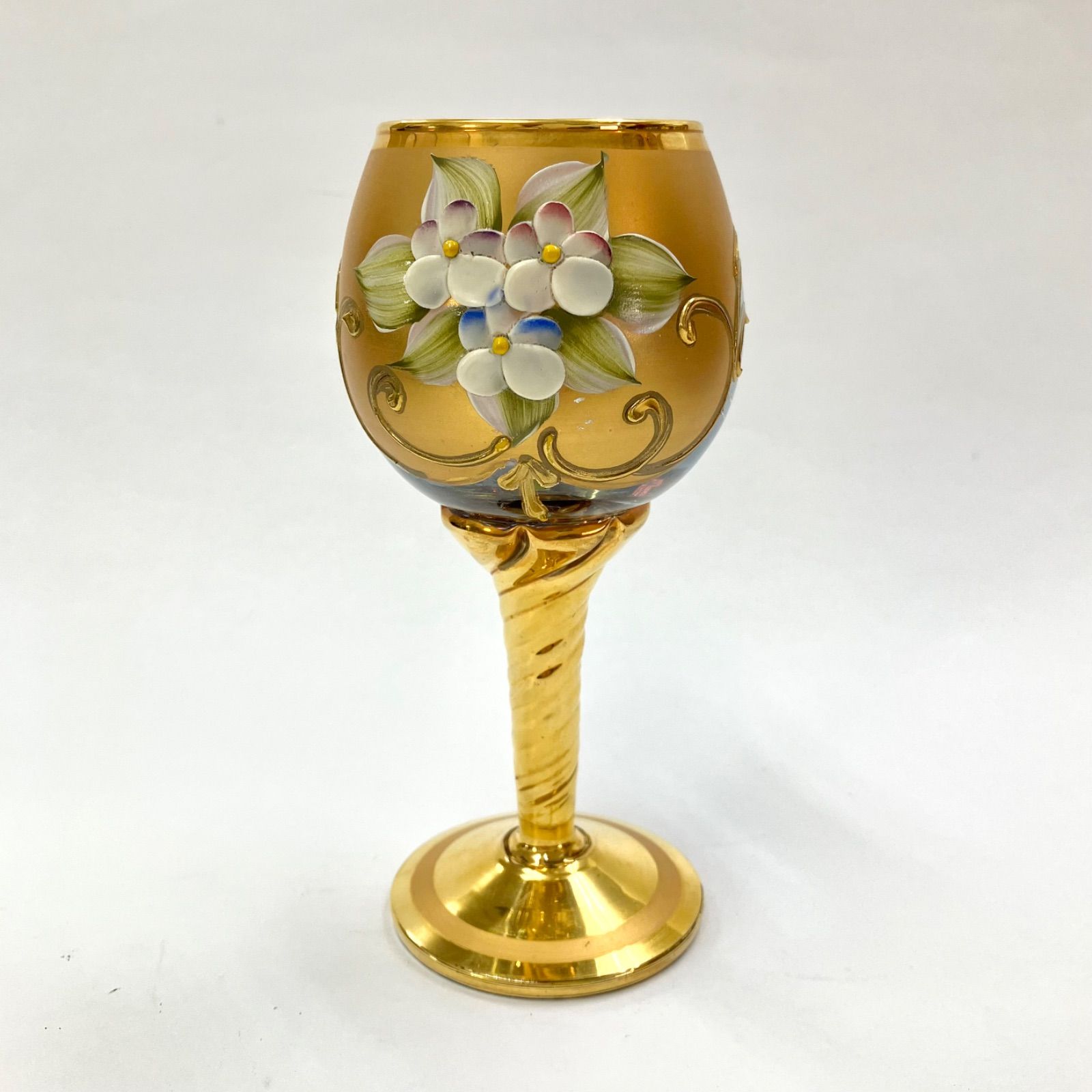 上美品⭐️ベネチアングラス-L】『アレキサンダーワイングラス2