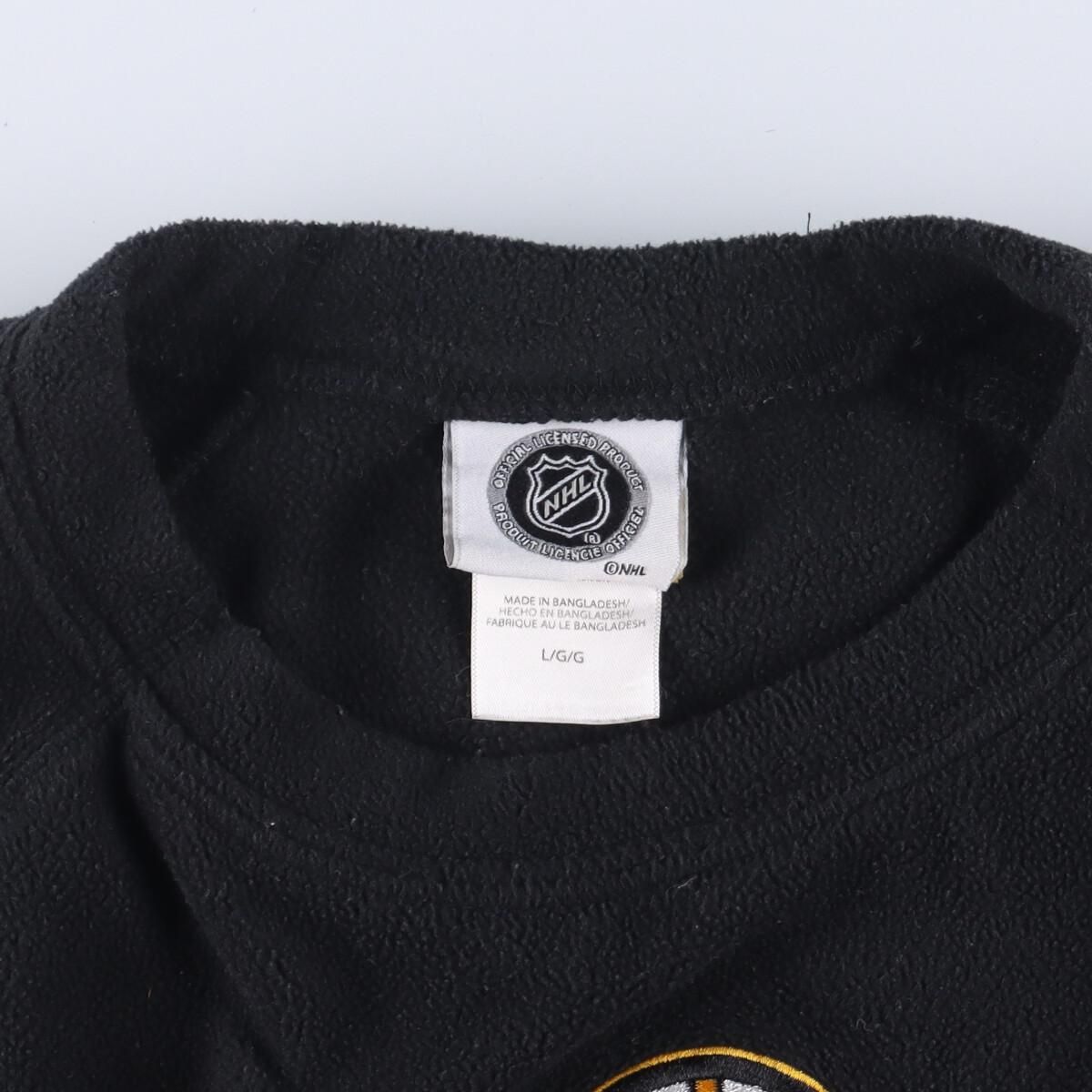 超激安 古着 NHL BOSTON BRUINS ボストンブルーインズ フリースプル フリース