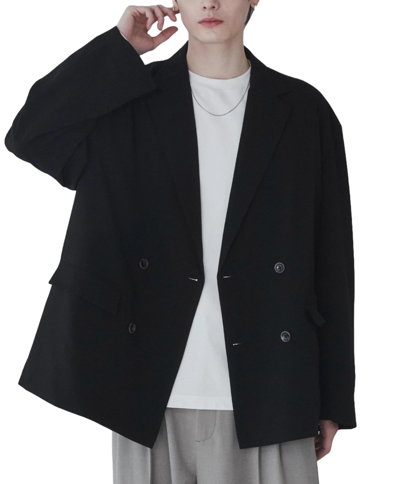 【新着商品】テーラードジャケット アウター 服 ジャケット シャツ ルーズシルエット トップス 韓国 ビッグシルエット ゆったり 男女兼用 デート ギフト プレゼント 春服 春 [ウィゴー] 夏 