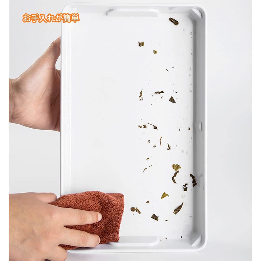 品質保証,人気セール 新品 HIGHAWK茶盤 茶台 竹製プレート 貯水式 ティートレー 茶道具 樹脂皿 茶台 収納 板は取り外し可能 中空 茶器 排水式 貯水容量1500ml(長方形32.5*19.3cm)