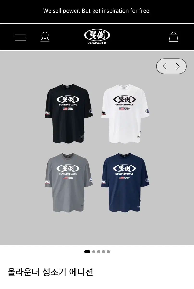 圧倒オールラウンド ガンダムフォース 半袖Tシャツ 星条旗