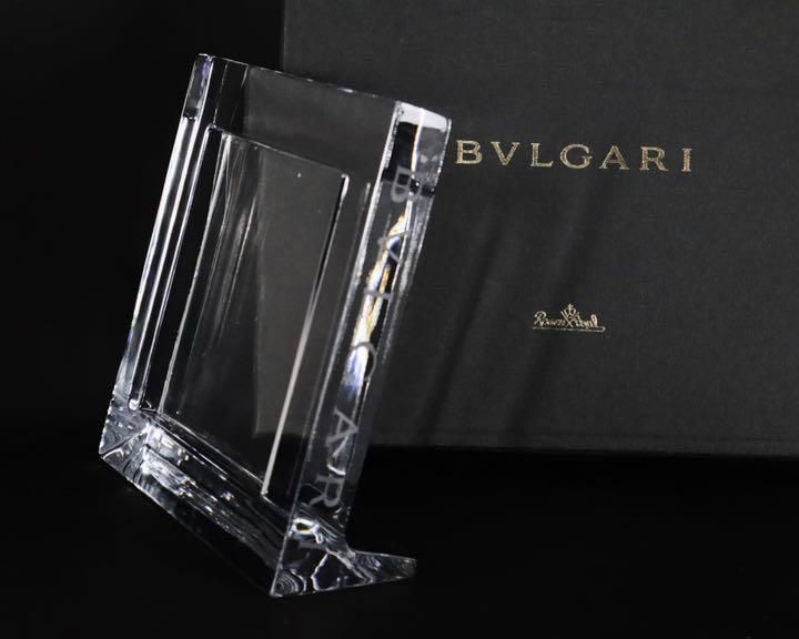 BVLGARI ブルガリ ローゼンタール クリスタル フォトフレーム 写真立て - メルカリ