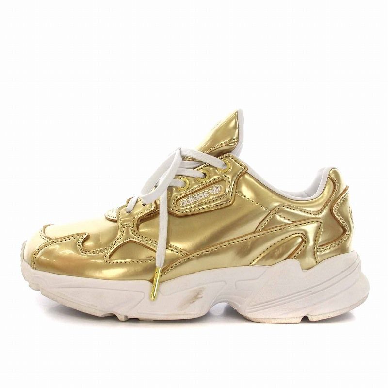 アディダスオリジナルス adidas originals FALCON W ファルコン スニーカー ローカット シューズ US6.5 23.5cm  ゴールド GOLD FV4318 /YM - メルカリ