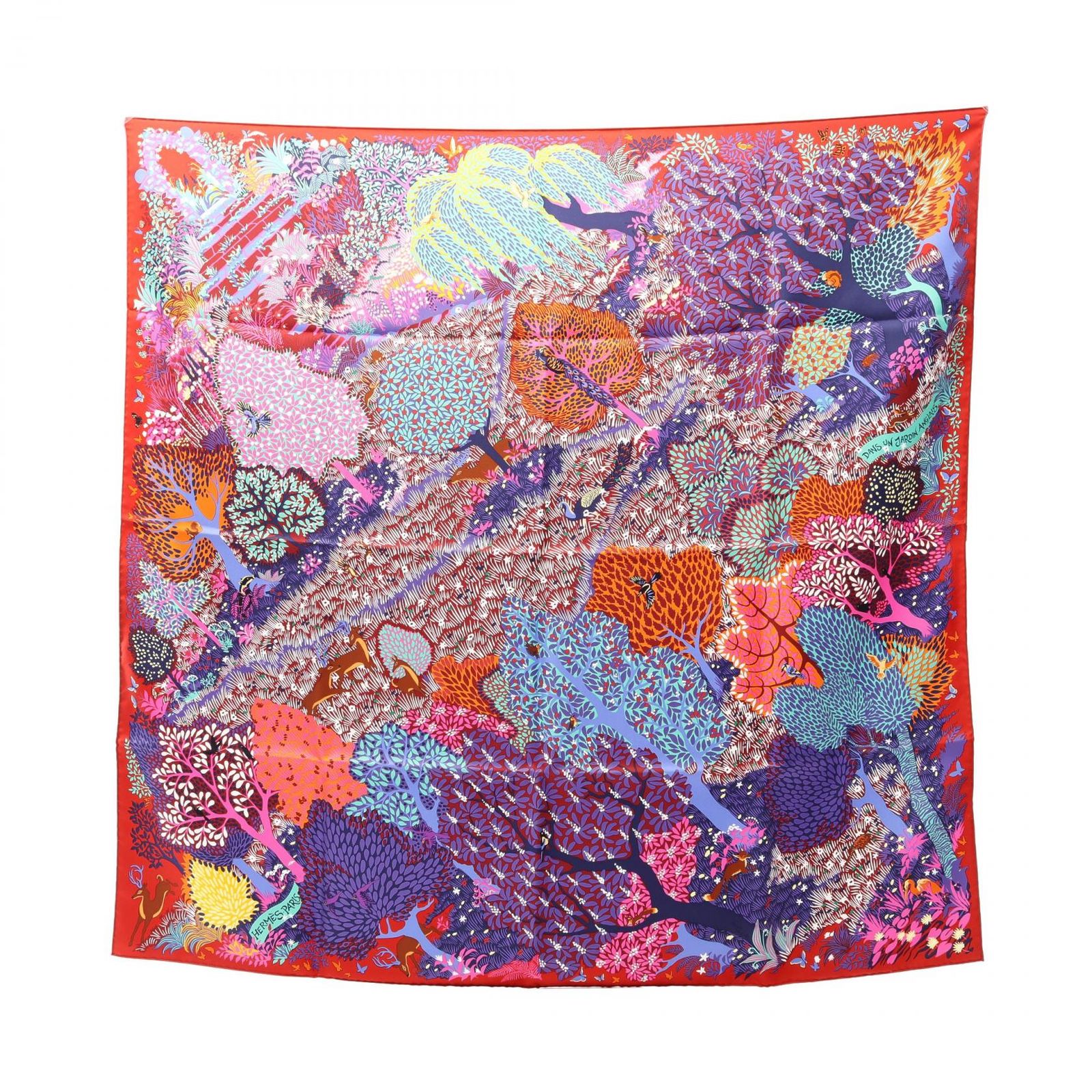 【おのり様】エルメス　カレ90 JARDIN a SINTRA シントラの庭 エルメス カレ90 JARDIN a SINTRA シントラの庭 希少品 HERMES