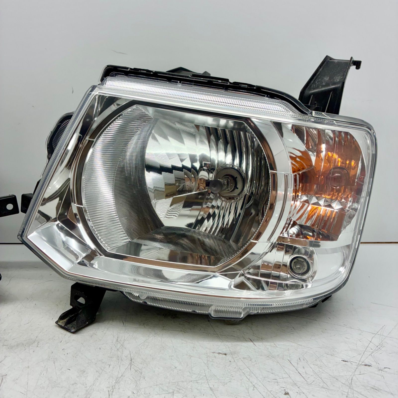 コーティング済 三菱 H81W H82W H91W H92W オッティ EKワゴン ヘッドライト ランプ レンズ 左右セット LR ハロゲン STANLEY P6519 P71475