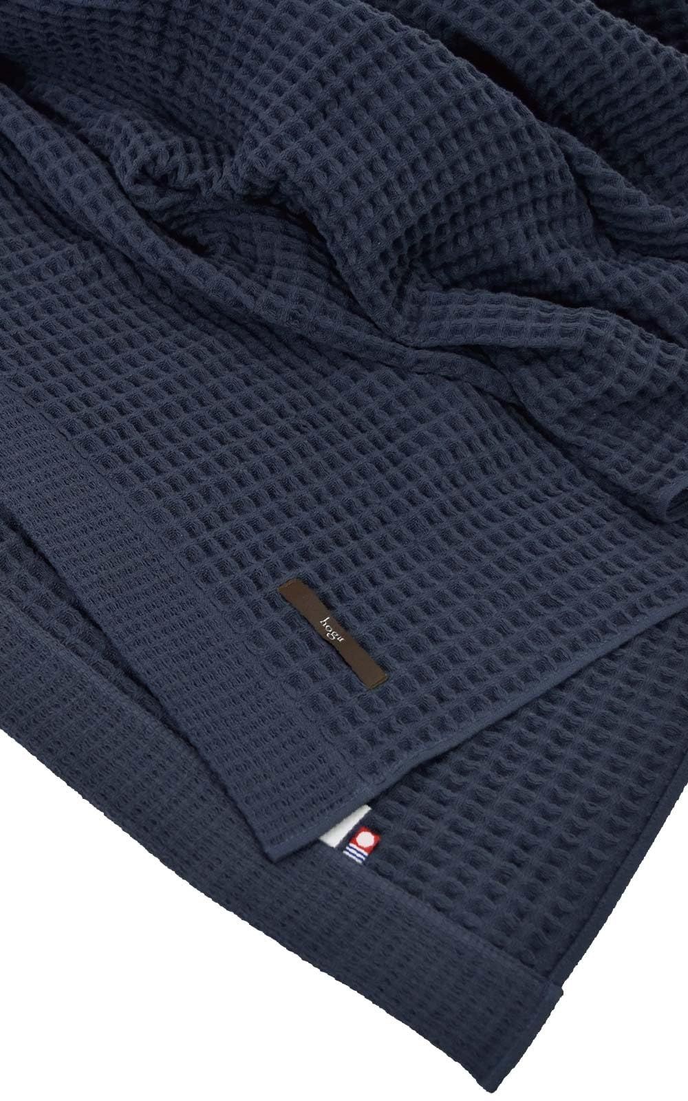 ネイビー 140×190cm シングル 綿100 ワッフルケット 今治タオル 軽量 hogu