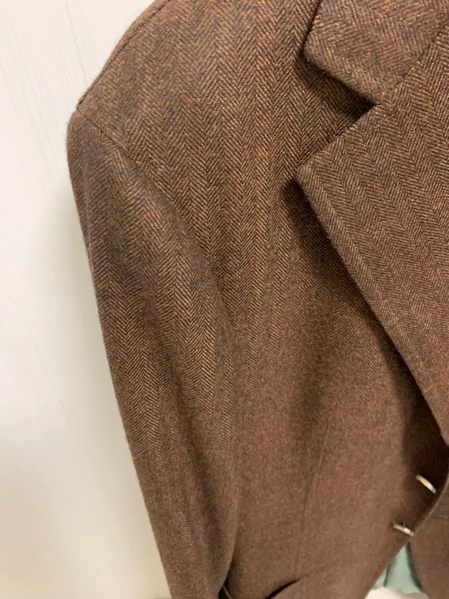 半ヴィスポークユーロテックスヘリンボーンブラウン