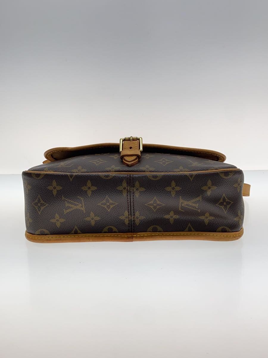 LOUIS VUITTON ソローニュ_モノグラム・キャンバス_BRW PVC ブラウン