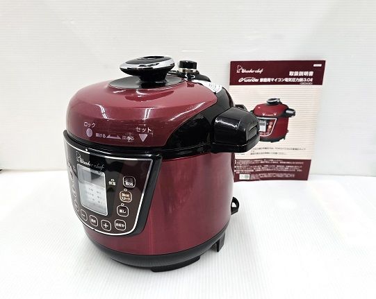 中古品】 ワンダーシェフ マイコン式 家庭用電気圧力鍋 3L OEDA30 U12 2018年製 ○YR-17847○ - メルカリ