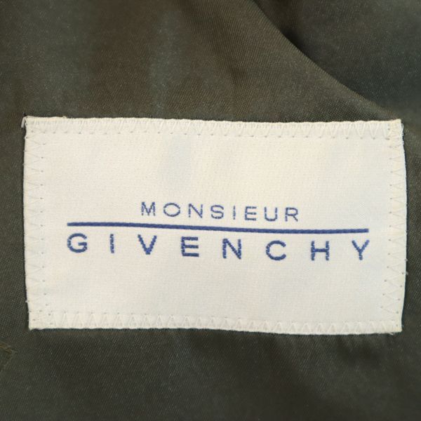 ジバンシィ ウール テーラードジャケット グレー GIVENCHY ダブル