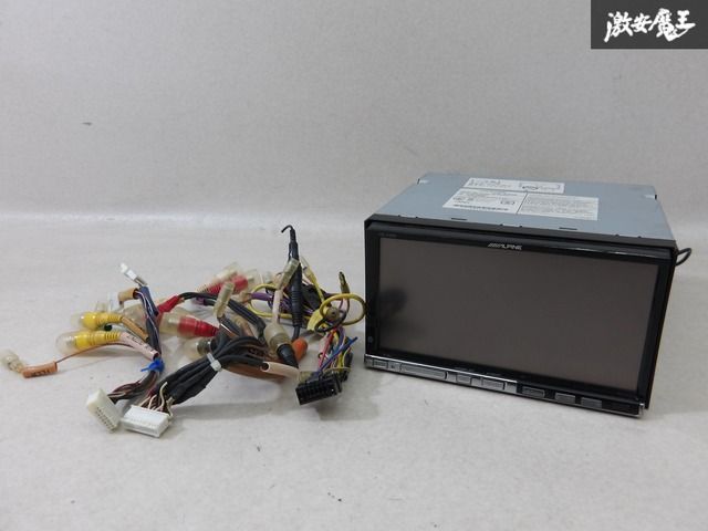 【保証付】ALPINE アルパイン HDDナビ VIE-X08S カーナビ フルセグ CD DVD SD Bluetooth 地図データ 2012年 即納 棚A-1-3