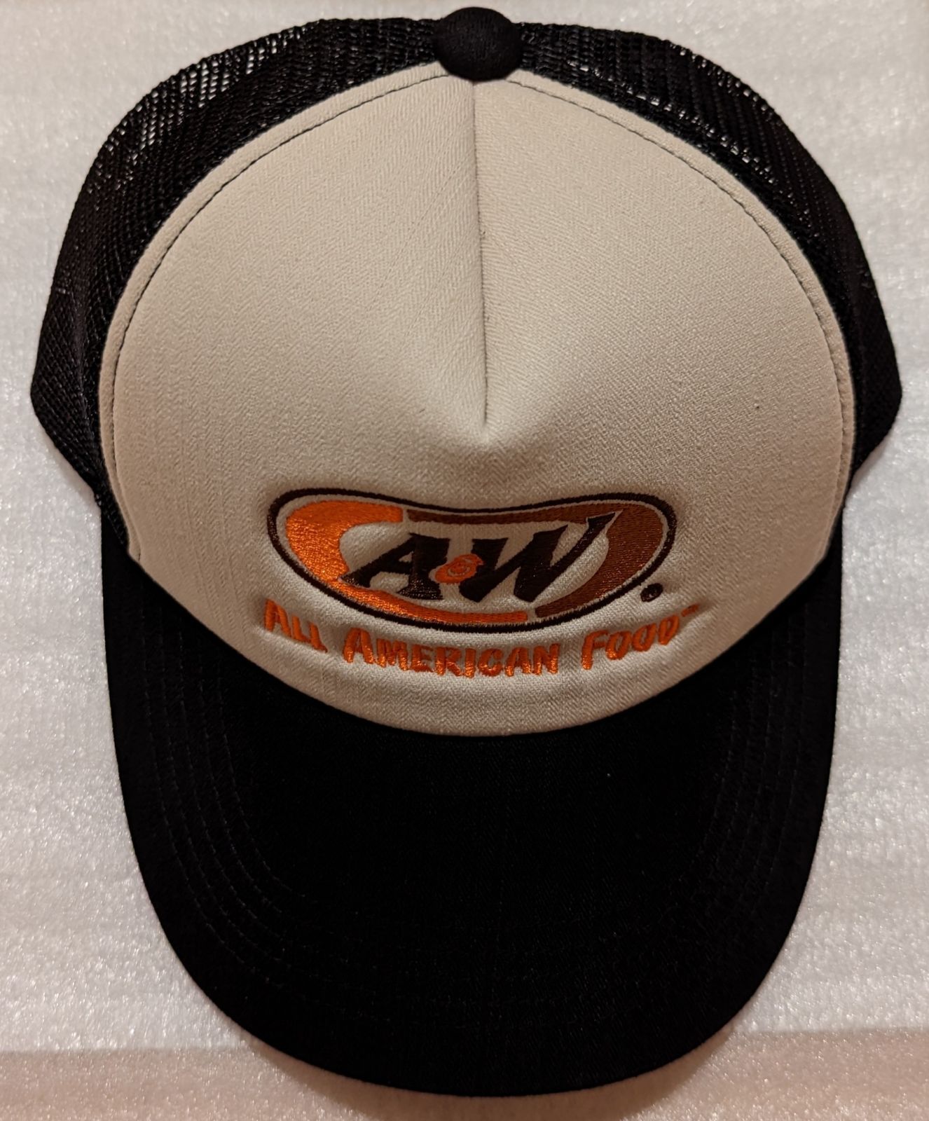 新品未使用品 A&W エンダー メッシュキャップ オレンジ 沖縄