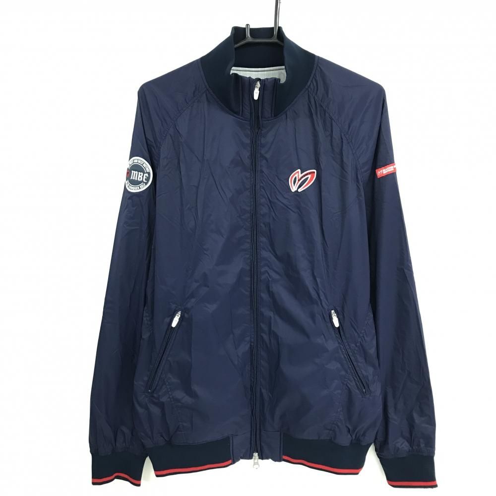 マスターバニー ジャケット ネイビー×レッド 蓄熱裏地 メンズ 5 L ゴルフウェア MASTER BUNNY EDITION