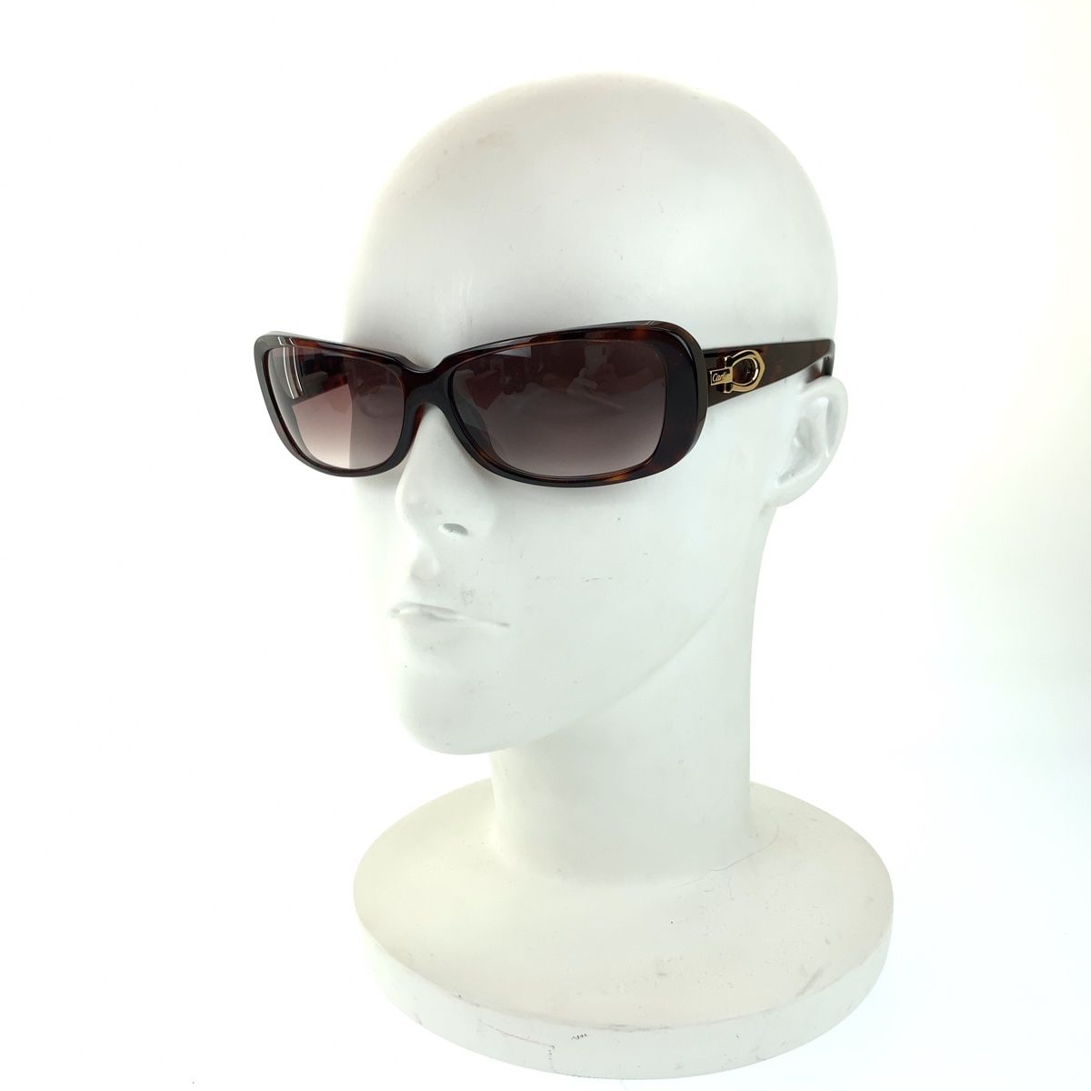 美品 CARTIER カルティエ 純正レンズ 男女兼用 ブラウン マーブル  