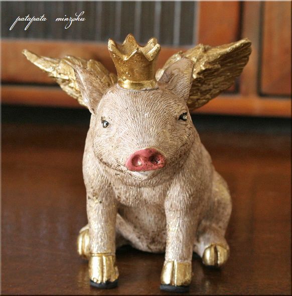 サンタクロース　豚　置物　アンティーク サンタクロース 豚 置物 アンティーク 【公式通販】