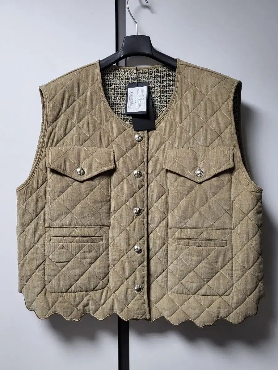 システム ツイード リバーシブル ベスト