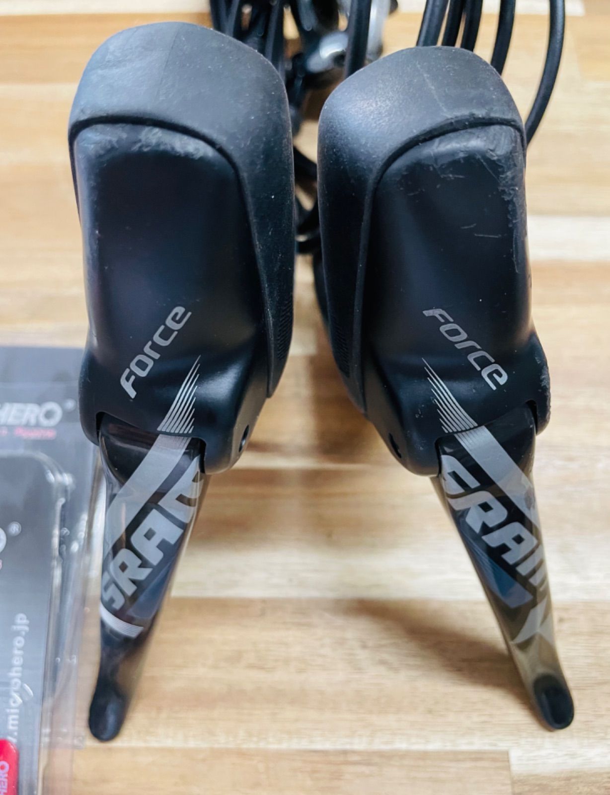 スラム　force1 油圧ブレーキキャリパー（フラットマウント） SRAM force1 油圧 ディスクブレーキ レバー キャリパー セット