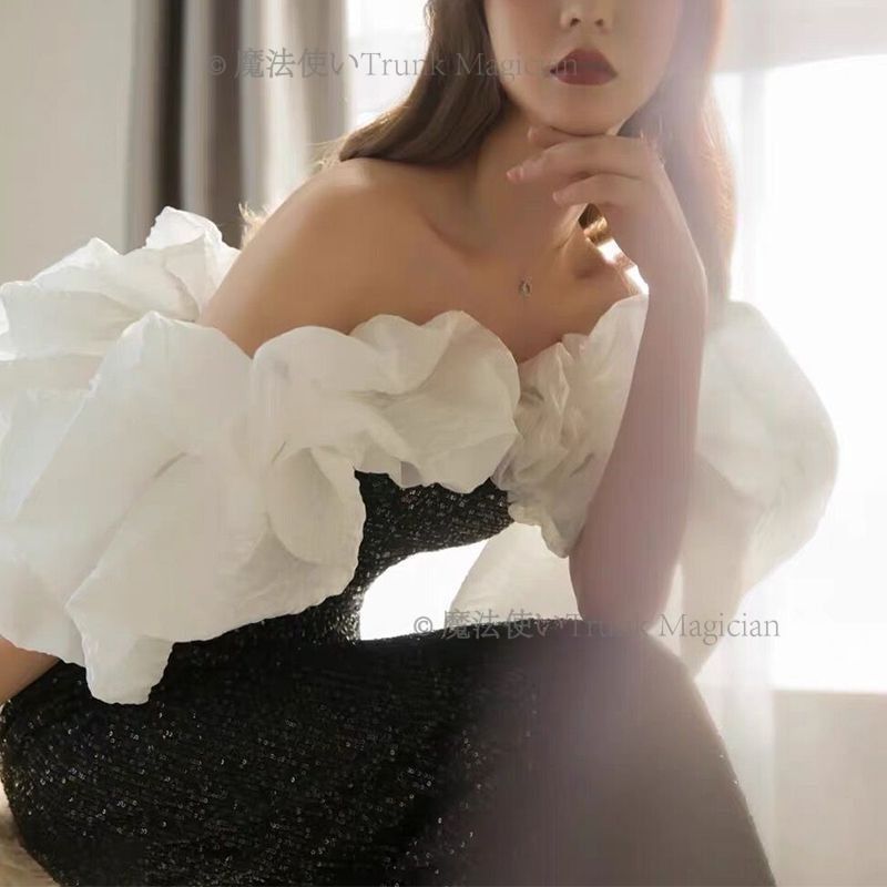 ドレス 結婚式 オフショルダーワンピースドレスお呼ばれオフショルワンピース CCVZ1026P286