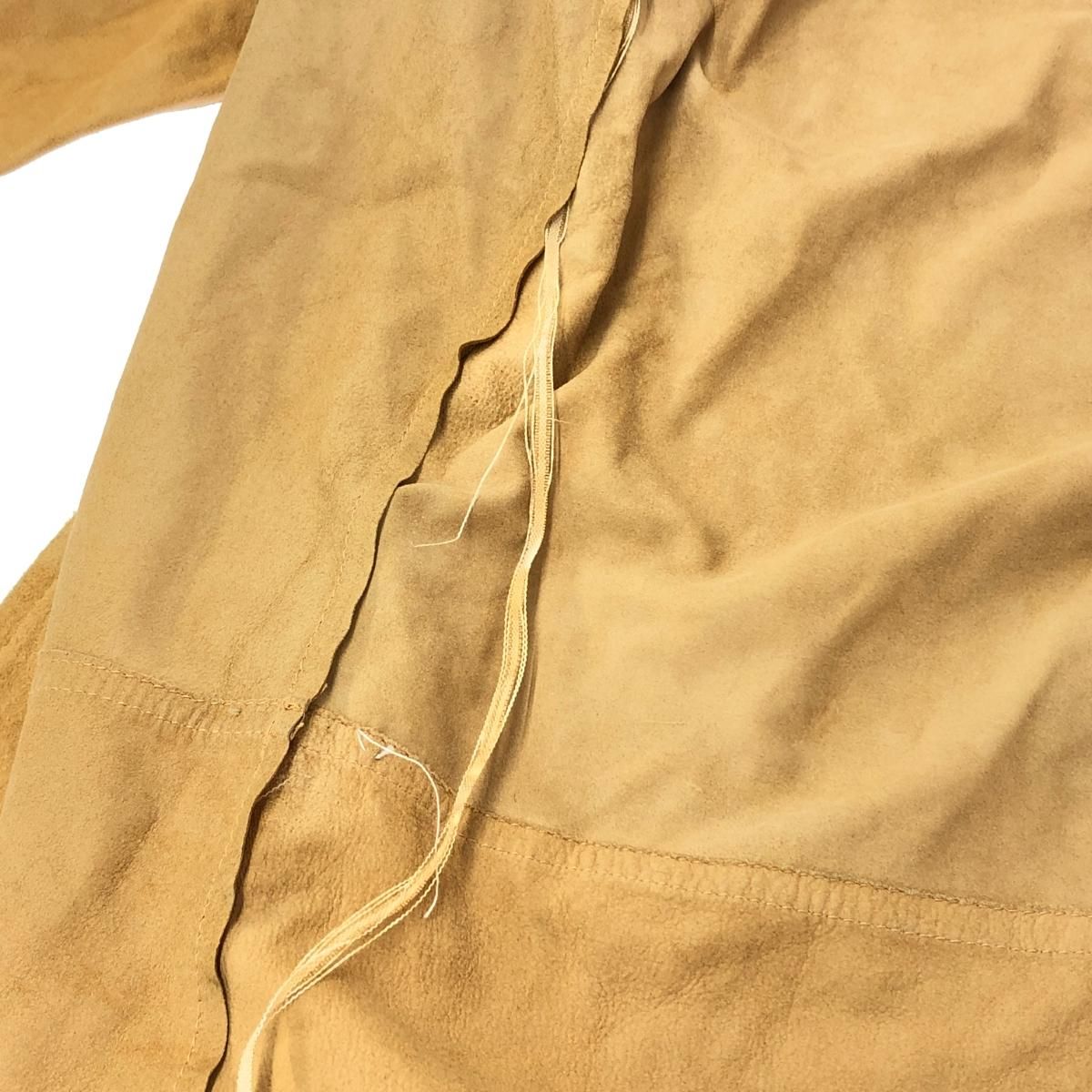 LOEWE ロエベ レザージャケット サイズ:38 ブラウンベージュ