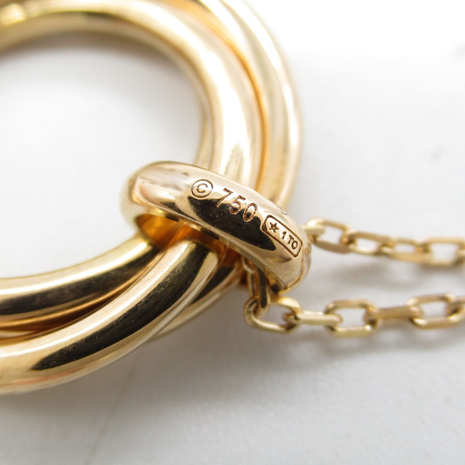 CARTIER カルティエ トリニティネックレス パヴェダイヤ ネックレス
