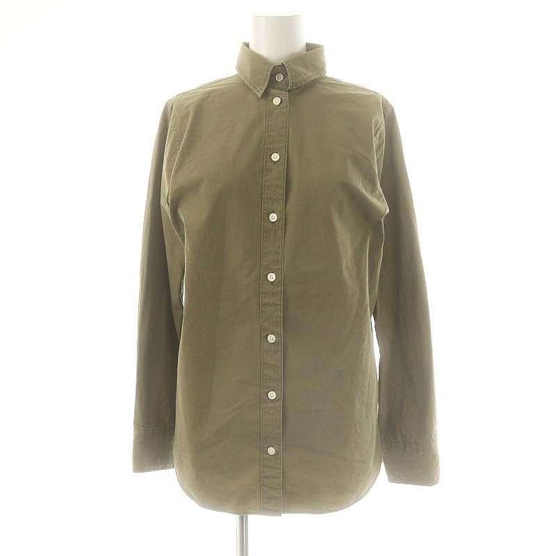マディソンブルー MADISONBLUE MADAME SHIRT COTTON シャツ 長袖 2 カーキ |DO OS