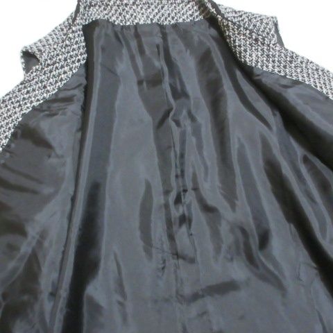 ラナン RANAN 美品 ベスト ツイードロングジレ L グレー系 X