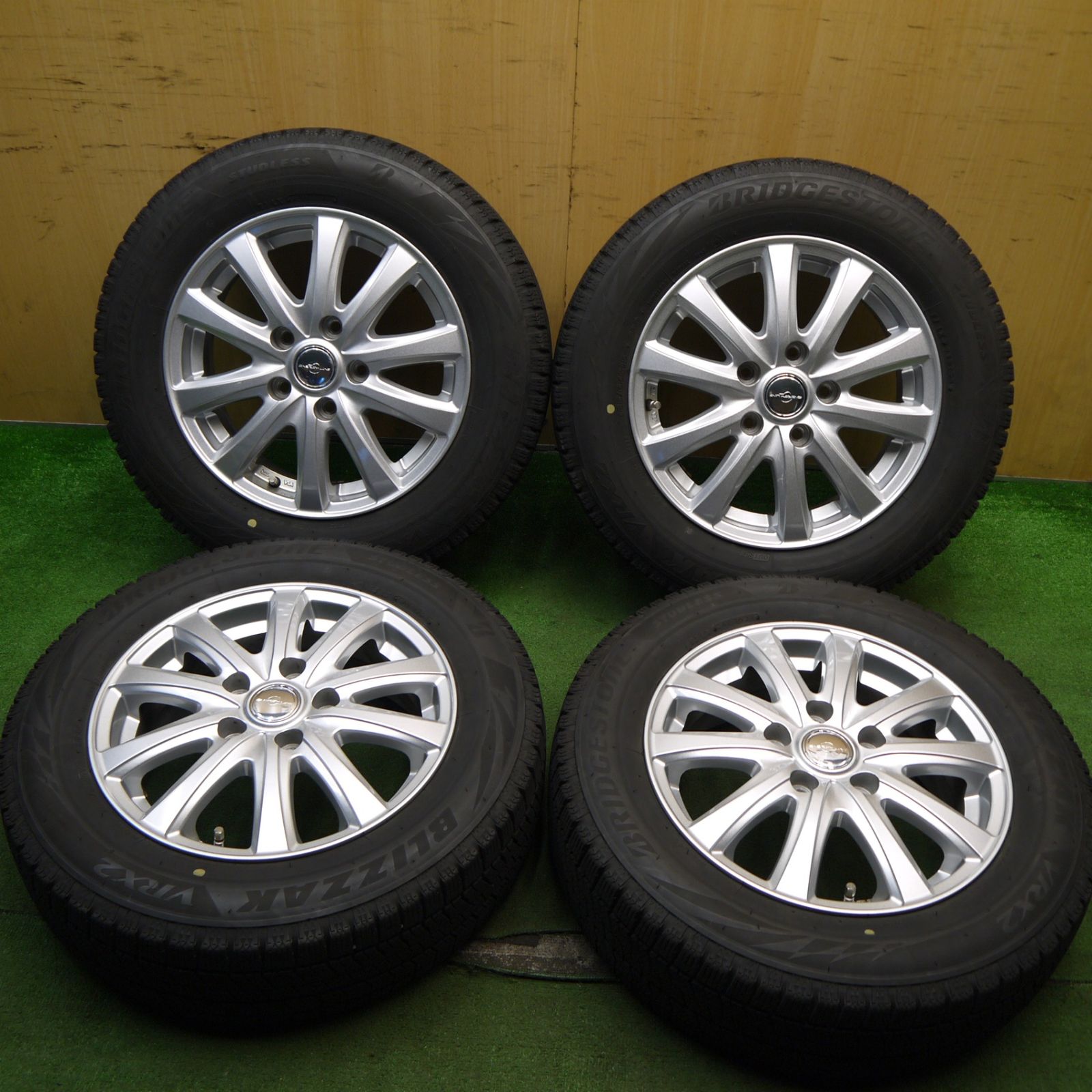 キレイ 21年 スタッドレス 185|65R15 ブリヂストン ブリザック VRX2 ENERGYLINE エナジーライン 15インチ PCD114.3|5H 5053007Hス