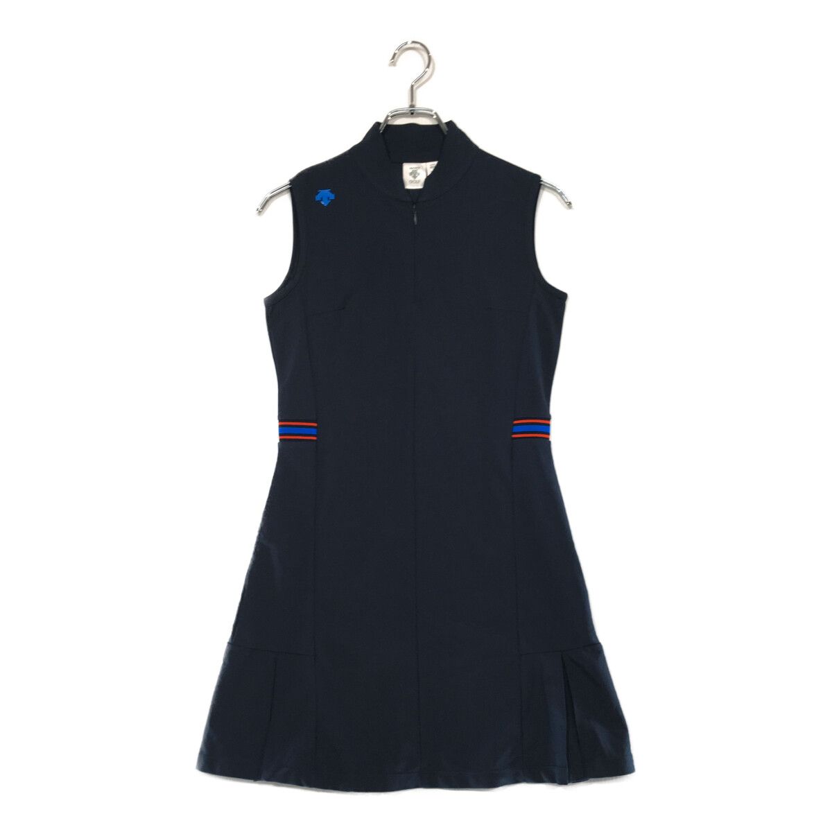 サイズ：M DESCENTE GOLF デサントゴルフ  ハーフジップ ノースリブワンピース  ネイビー系 [240101442966] ゴルフウェア レディース ストスト サイズ：M DESCENTE GOLF デサントゴルフ ハーフジップ