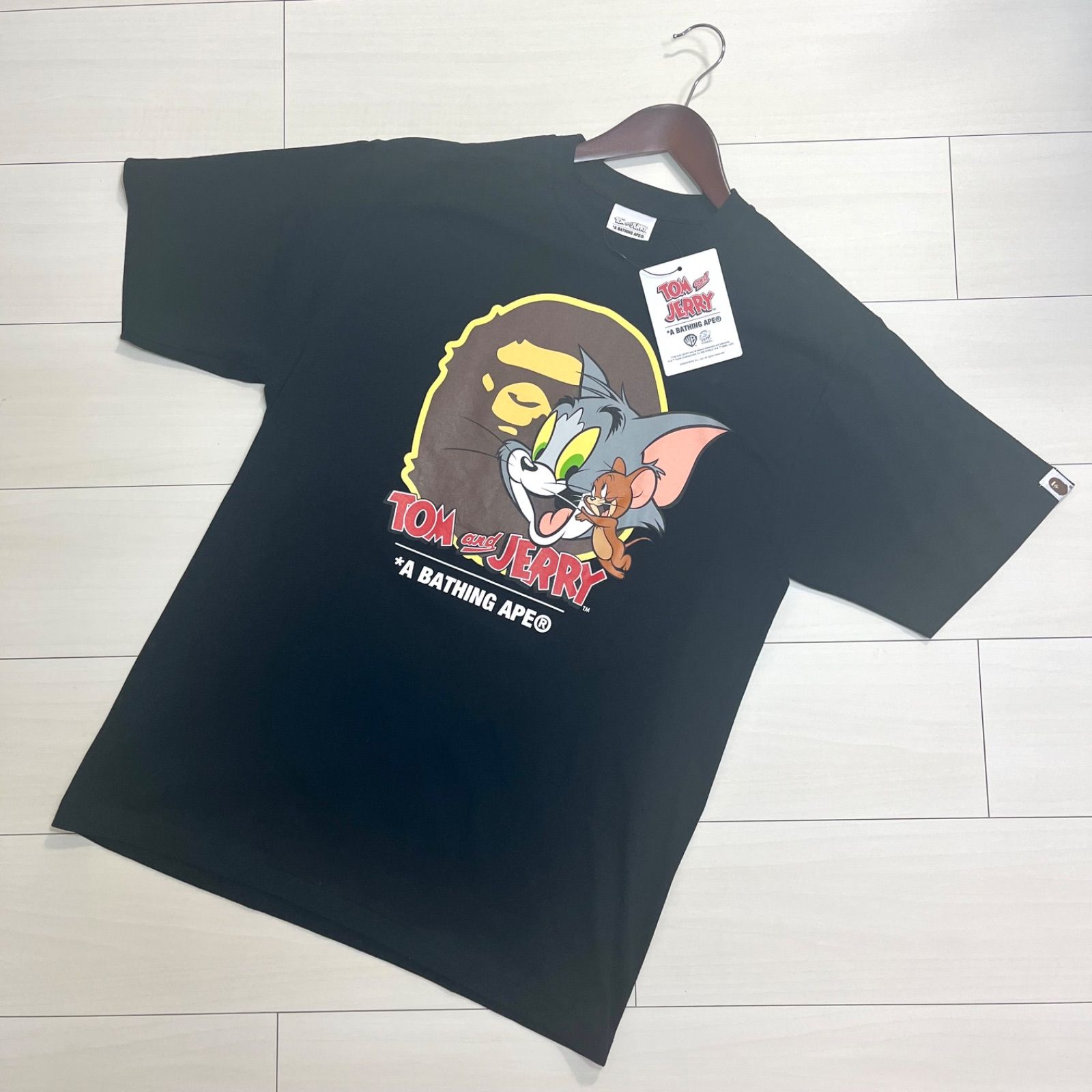 新品 BAPE X トムとジェリー 85TH APE HEAD TEE エイプ - メルカリ