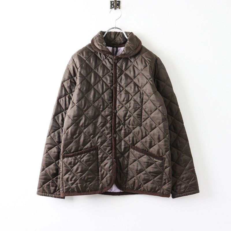 美品 ラベンハム LAVENHAM ACTON キルティングジャケット UK38/ダーク 