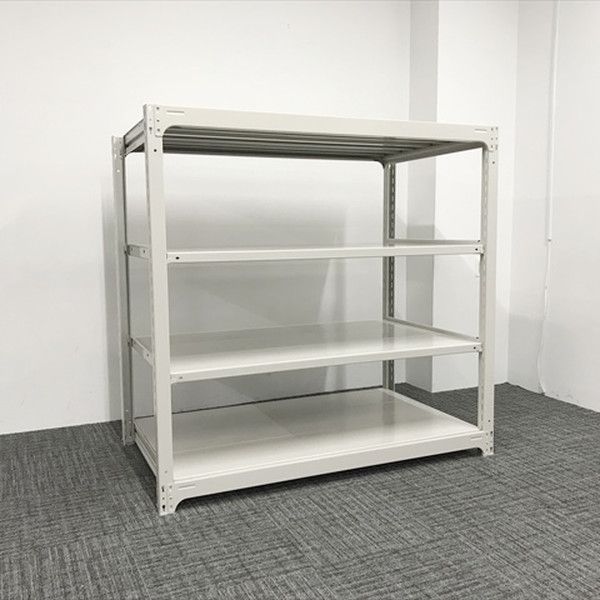スチールラック 中量 セミボルトレス W1555 アイボリー