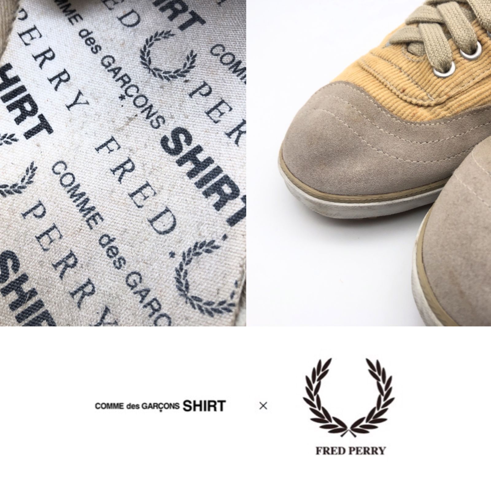 COMME des GARCONS SHIRT × FRED PERRY 川久保玲 コムデギャルソン 