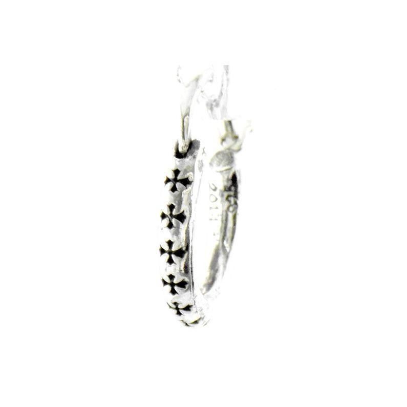 クロムハーツCHROME HEARTS HOOP TFL SML CH プラス フープ ピアス w23683