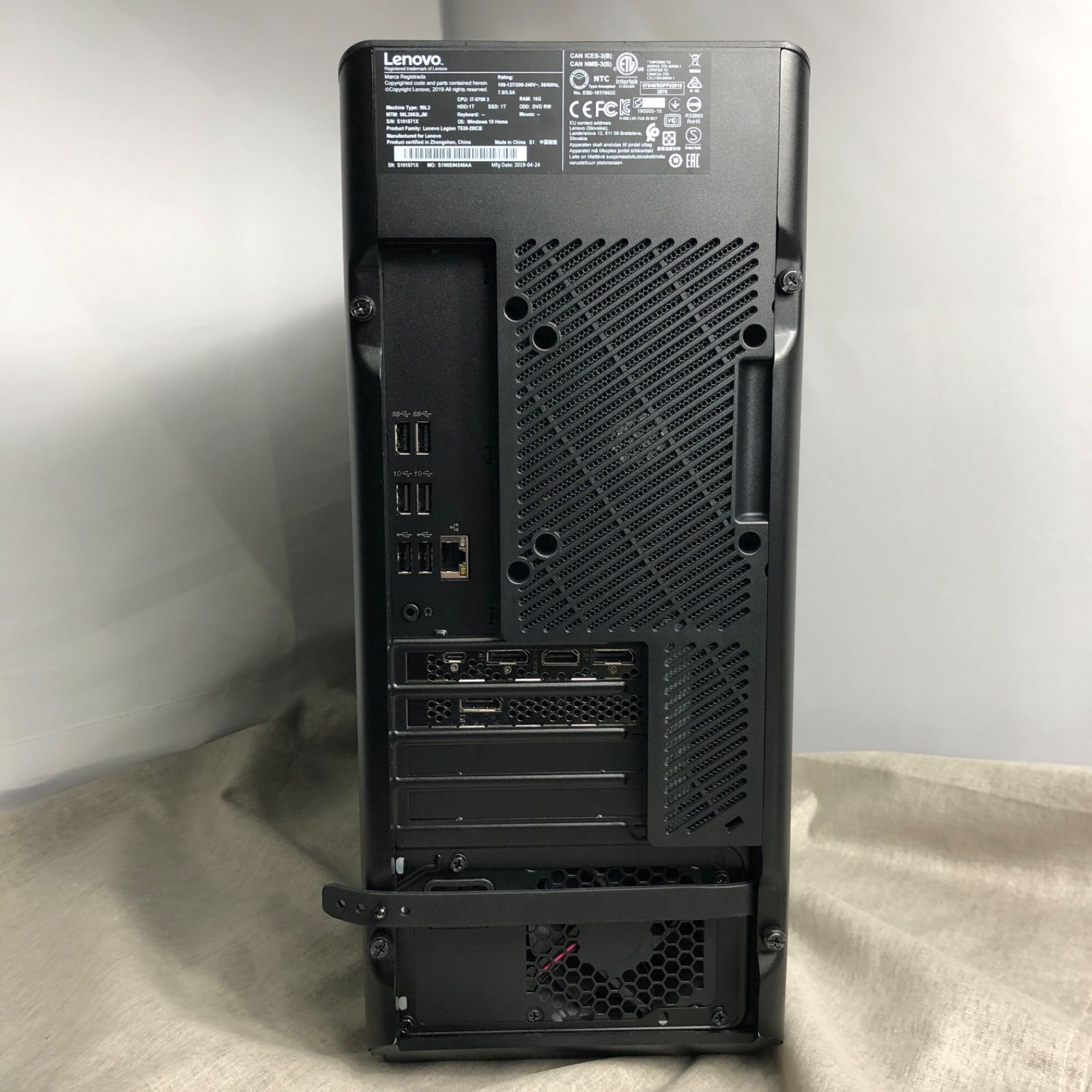 ゲーミングPC Lenovo Legion T530 / GeForce RTX2070SUPER / Core i7